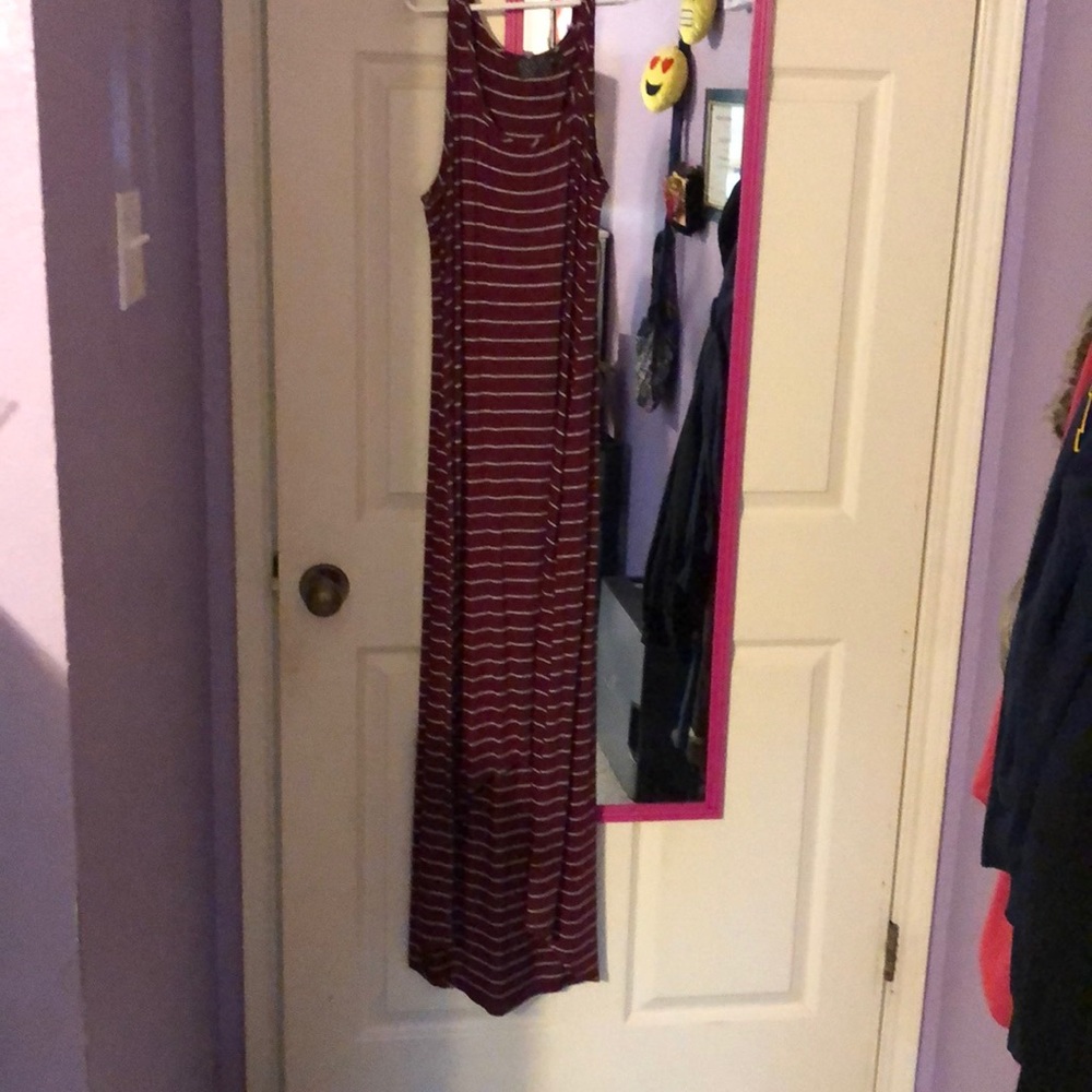 Maxi dress thin lined